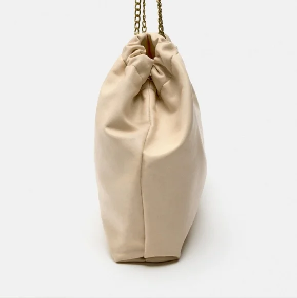 Zara Chain Strap Tote (Cream Colour) - Picture 6 of 9